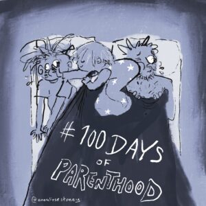 #100days of Parenthood book